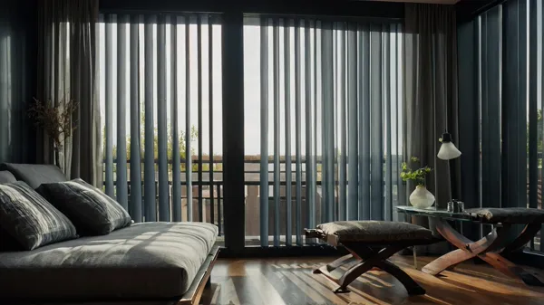 Vertikálne žaluzie - detail